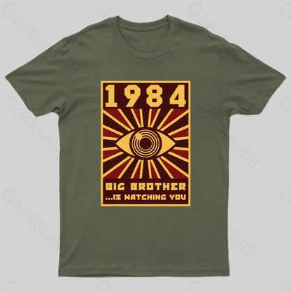 The Watcher Geek T-Shirt Army Green / S