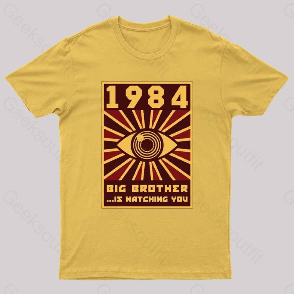 The Watcher Geek T-Shirt Yellow / S