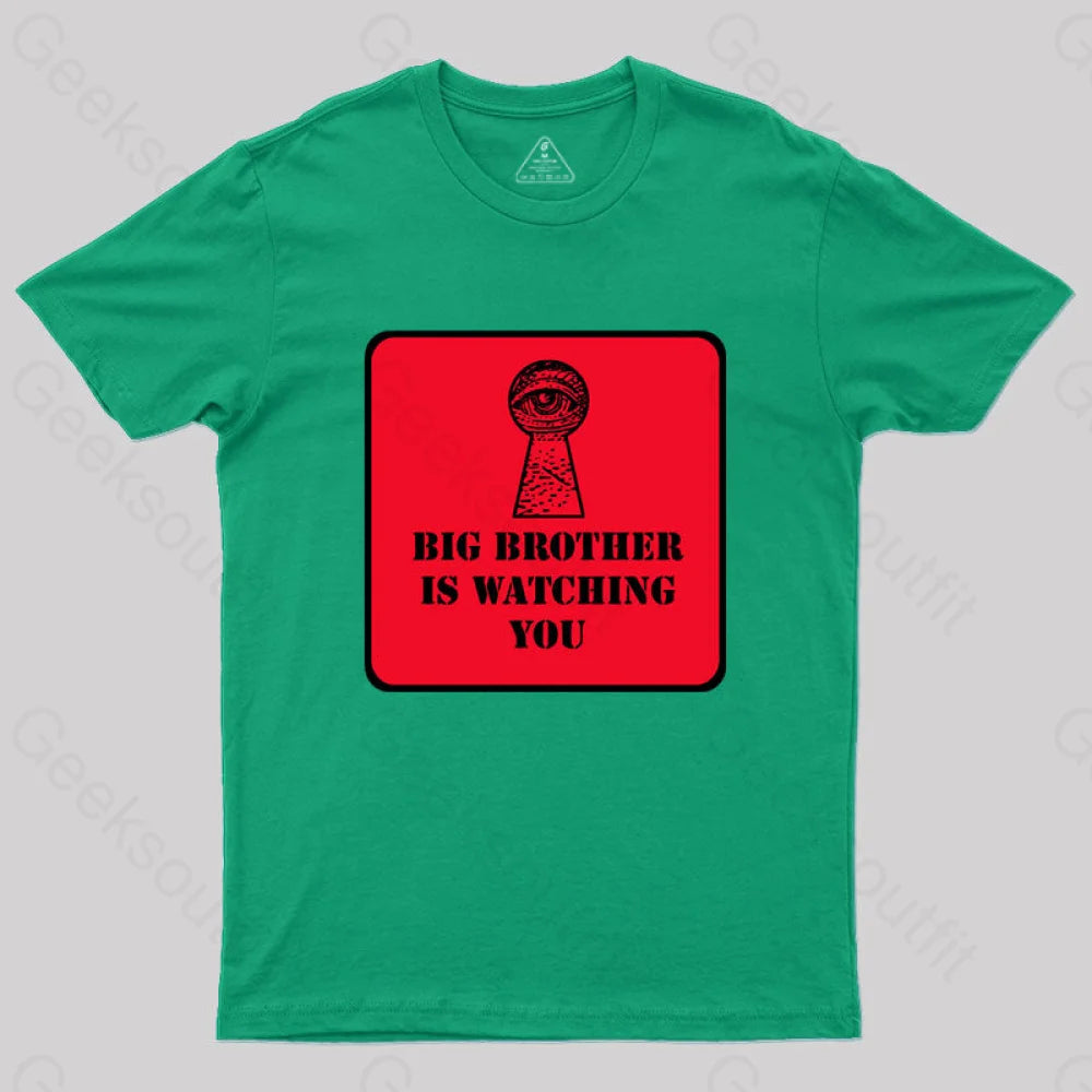 The Watcher Is Watching You T-Shirt Green / S