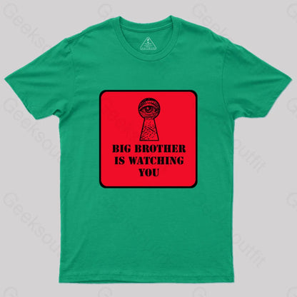 The Watcher Is Watching You T-Shirt Green / S