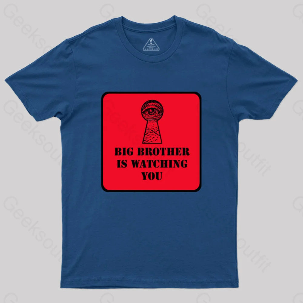 The Watcher Is Watching You T-Shirt Navy / S