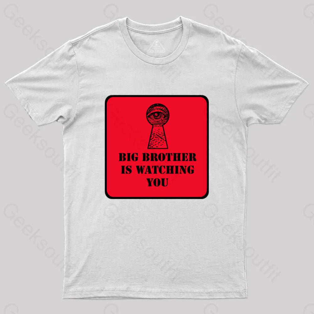 The Watcher Is Watching You T-Shirt White / S