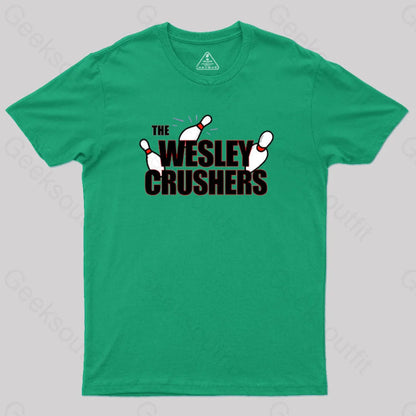 The Wesley Crushers Geek T-Shirt Green / S