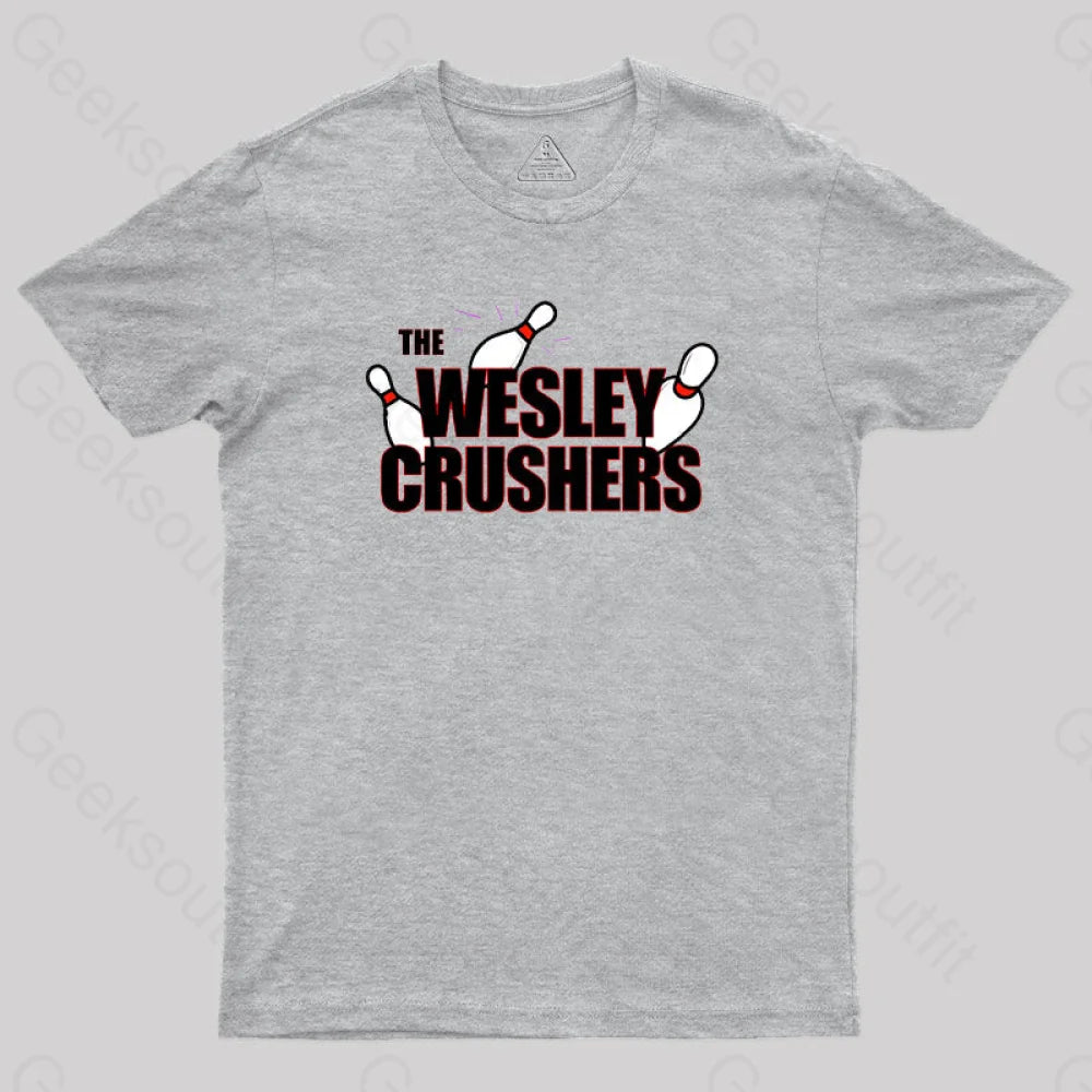 The Wesley Crushers Geek T-Shirt Grey / S