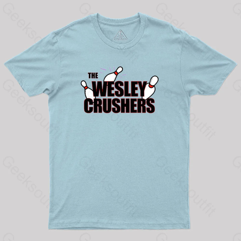 The Wesley Crushers Geek T-Shirt Light Blue / S