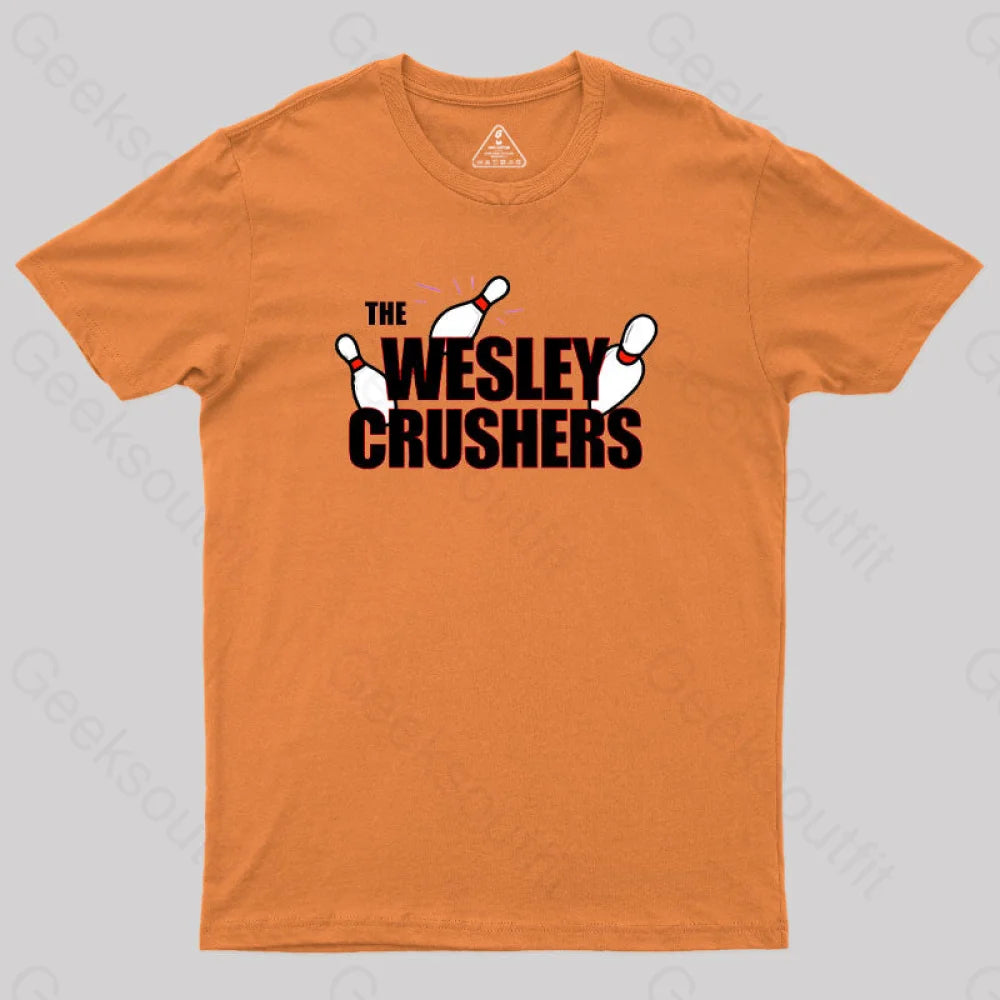 The Wesley Crushers Geek T-Shirt Orange / S