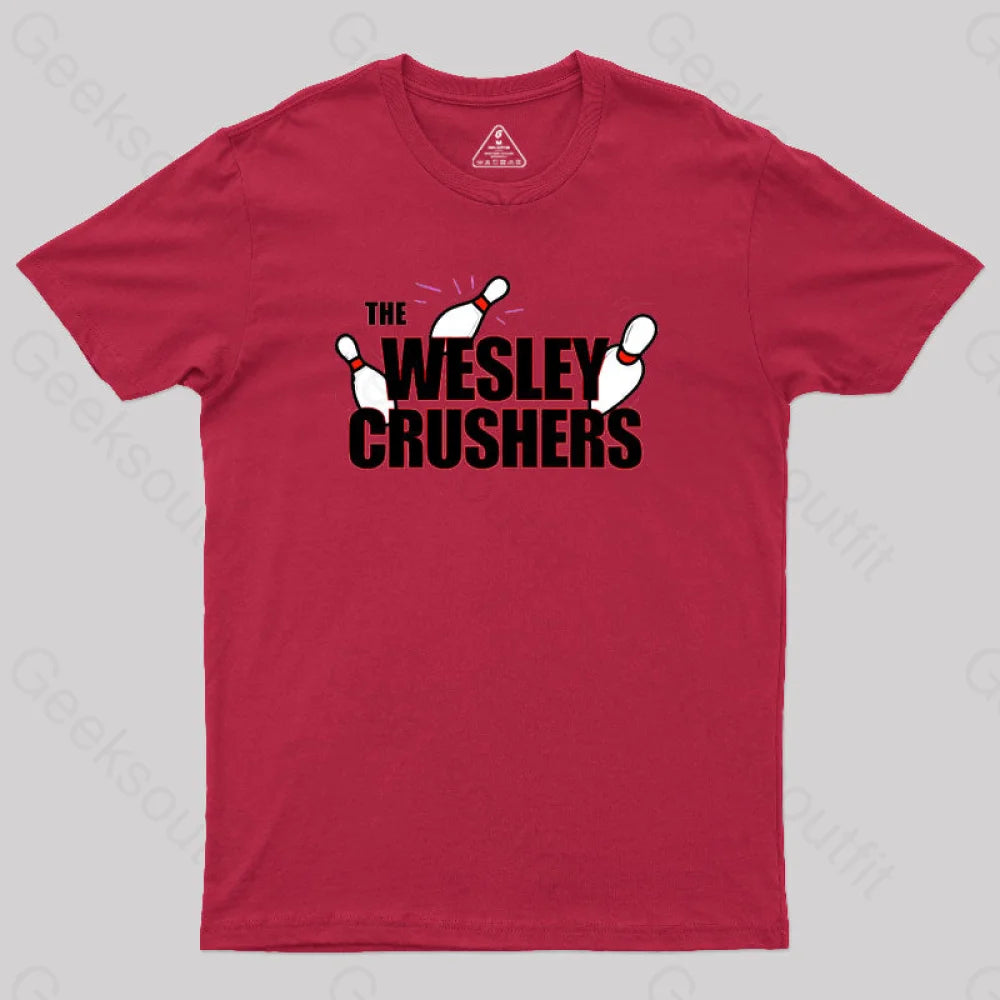 The Wesley Crushers Geek T-Shirt Red / S