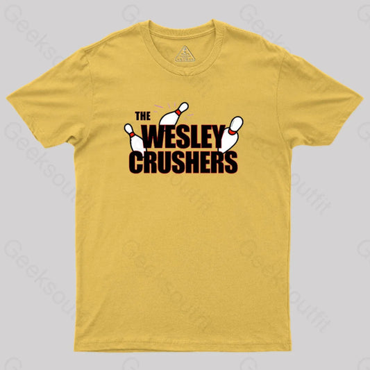 The Wesley Crushers Geek T-Shirt Yellow / S