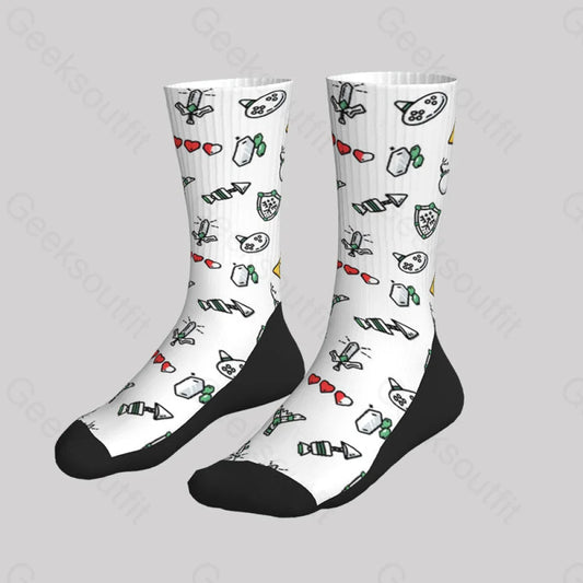 The Zelda Pixel Style Men’s Socks Sks030