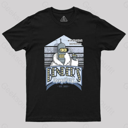 Theme Park Geek T-Shirt Black / S