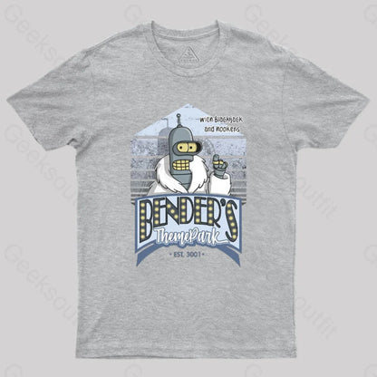 Theme Park Geek T-Shirt Grey / S