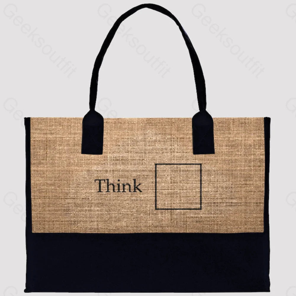 Think Outside The Box Cotton Tote Bag