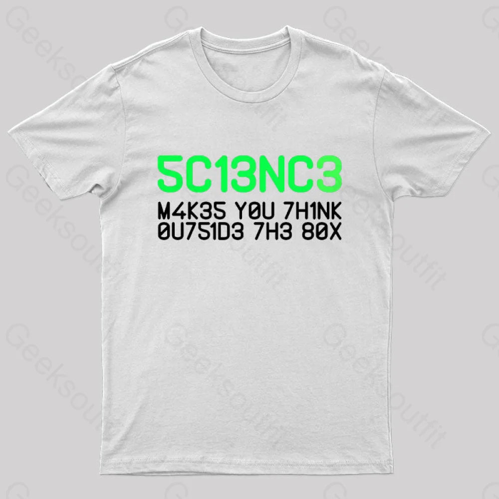 Think Outside The Box T-Shirt White / S