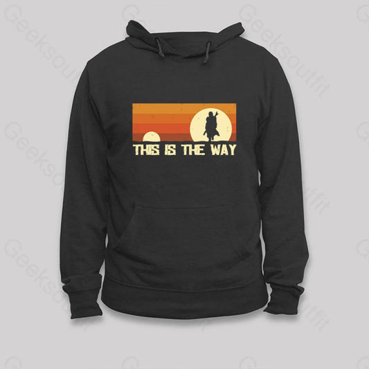 This Is The Way Hoodie Black / S