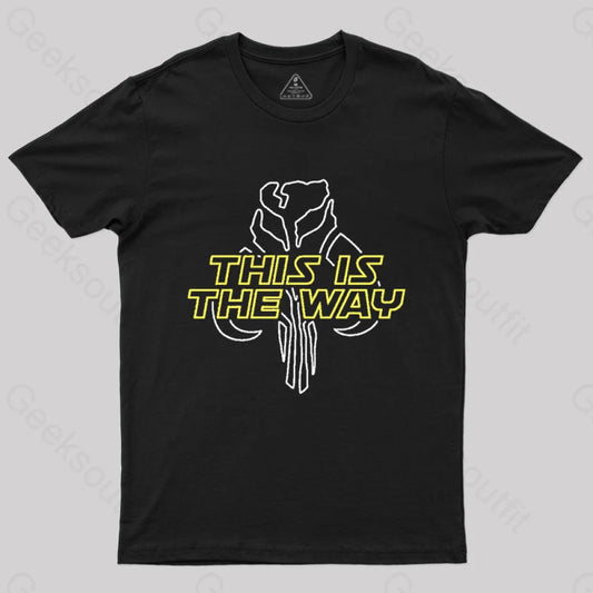 This Is The Way T-Shirt Black / S