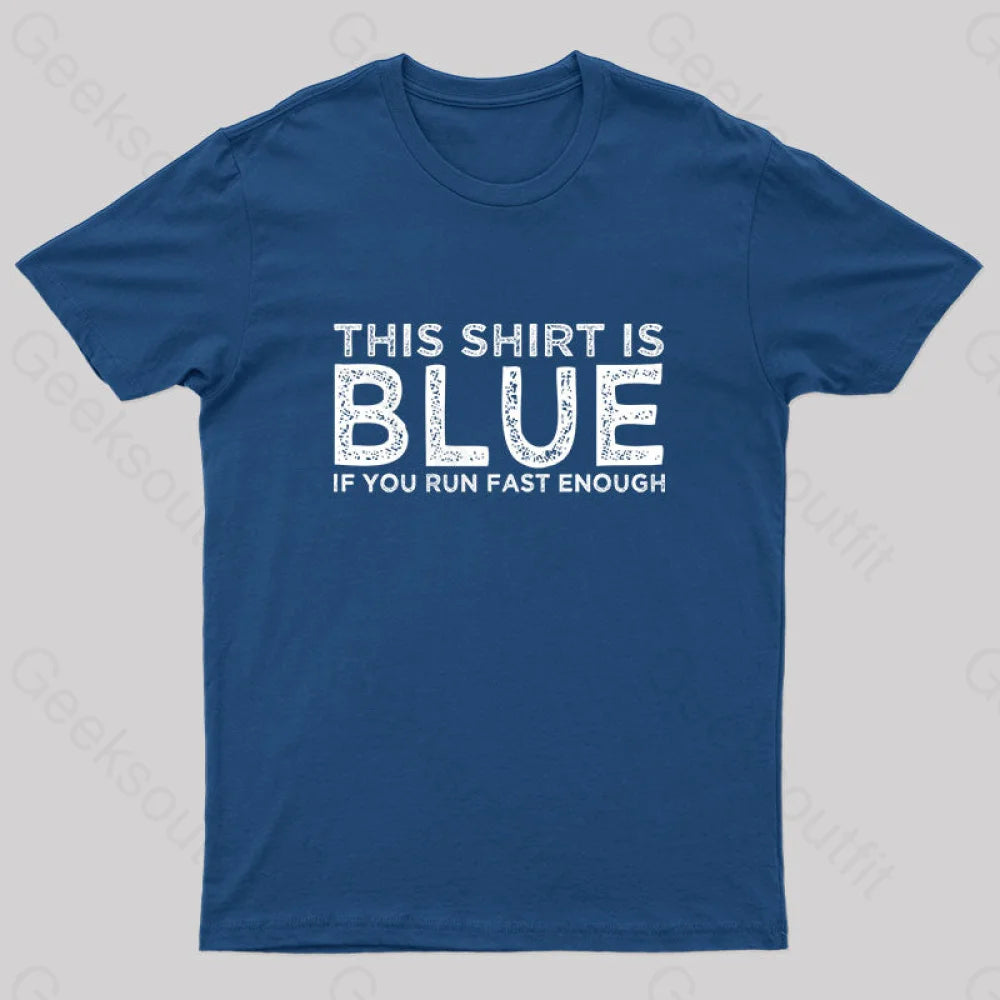 This Shirt Is Blue Nerd T-Shirt Navy / S