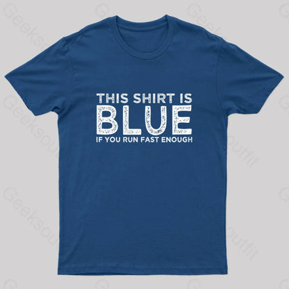 This Shirt Is Blue Nerd T-Shirt Navy / S