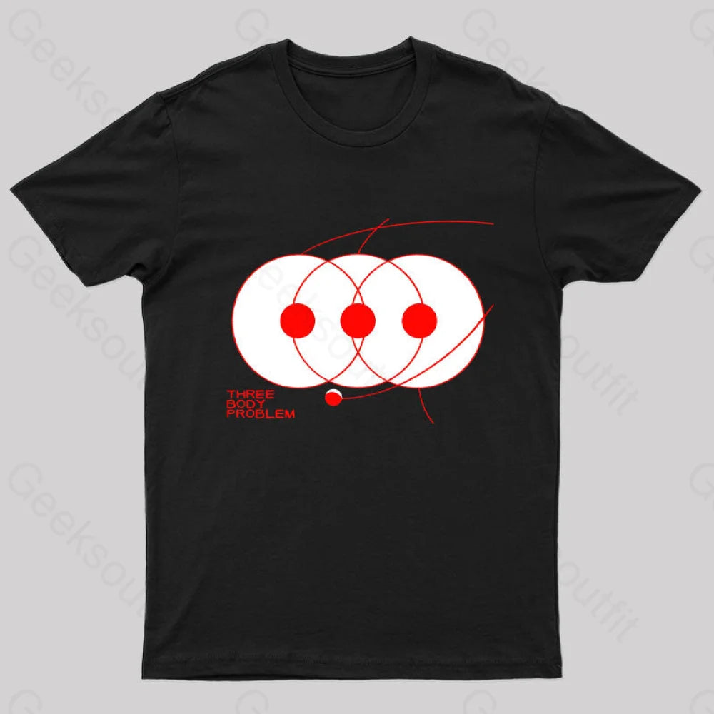 Three Body Problem Geek T-Shirt Black / S