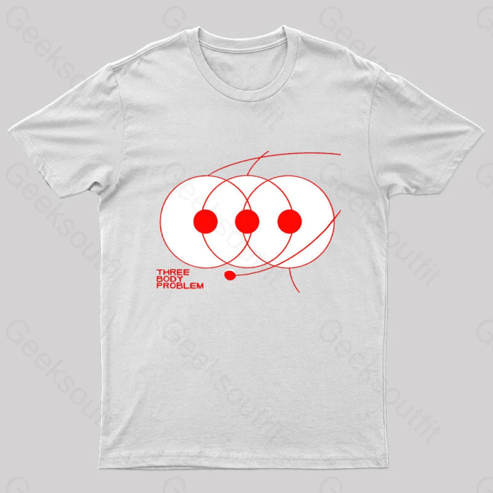 Three Body Problem Geek T-Shirt White / S