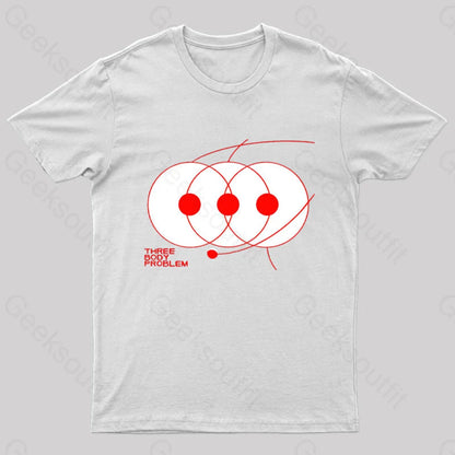 Three Body Problem Geek T-Shirt White / S