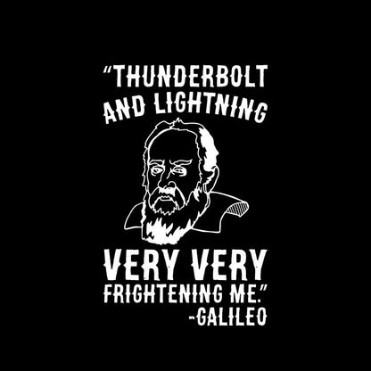 Thunderbolt And Lightning Very Frightening Me Geek T-Shirt