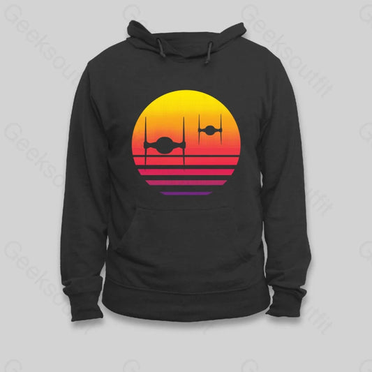 Tie Fighter Sunset Hoodie - Geeksoutfit