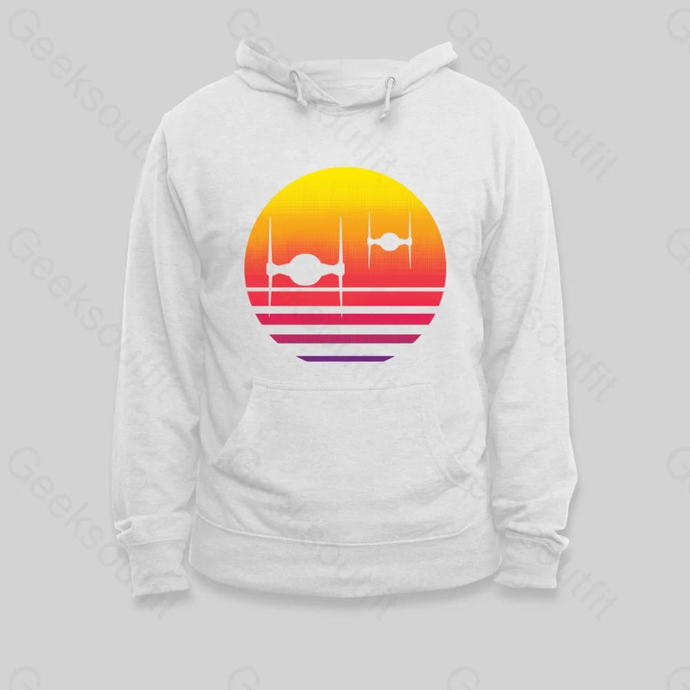 Tie Fighter Sunset Hoodie - Geeksoutfit