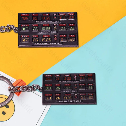 Time Circuits Keychain