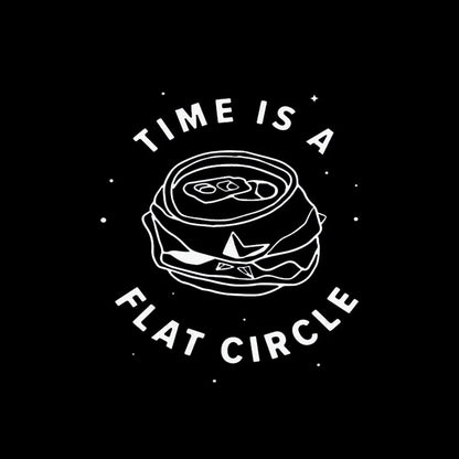 Time Is A Flat Circle Nerd T-Shirt