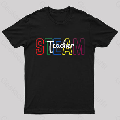 Time To Learn Geek T-Shirt Black / S