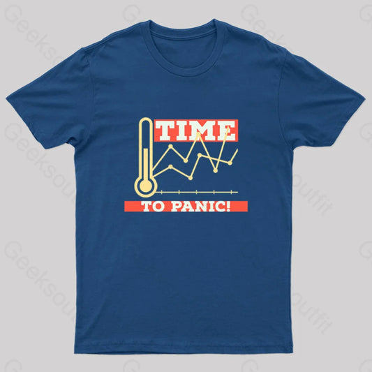 Time To Panic T-Shirt Navy / S