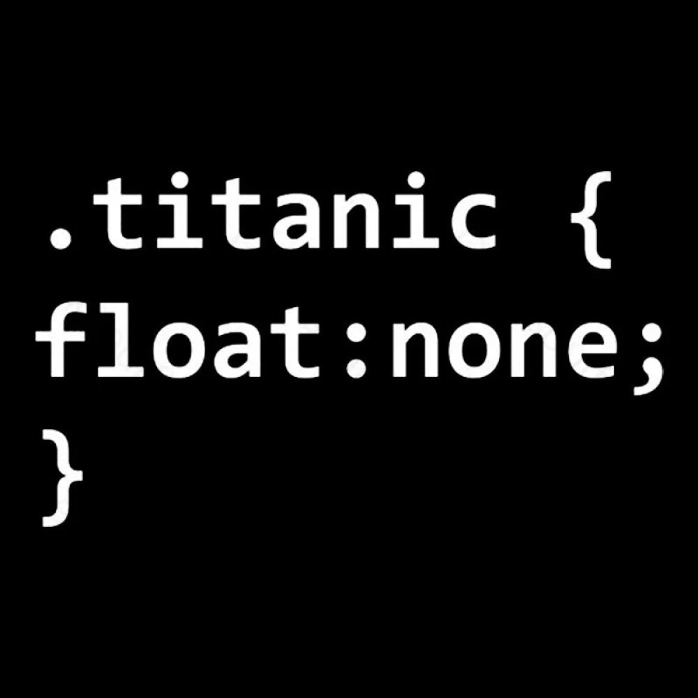 Titanic Code Geek T-Shirt