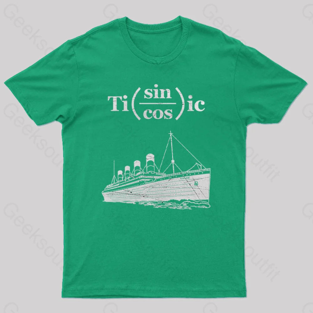 Titanic Formula Geek T-Shirt Green / S