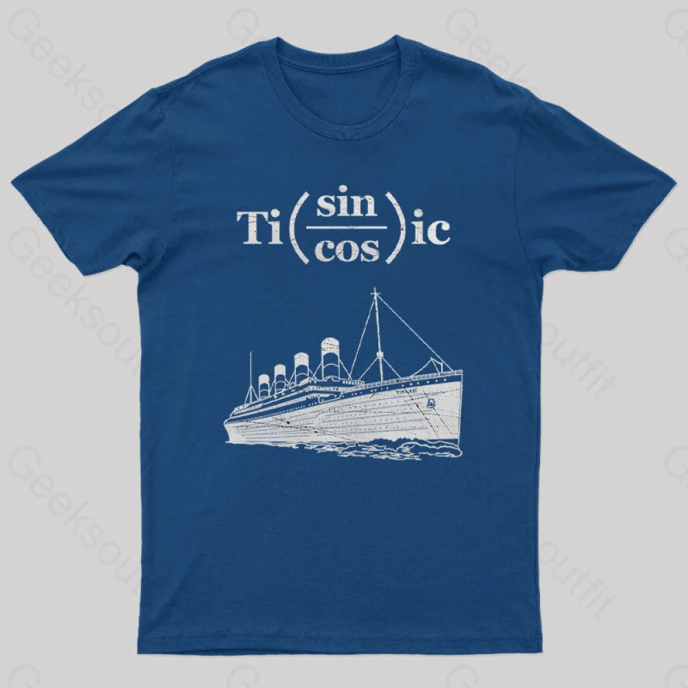 Titanic Formula Geek T-Shirt Navy / S