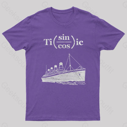 Titanic Formula Geek T-Shirt Purple / S