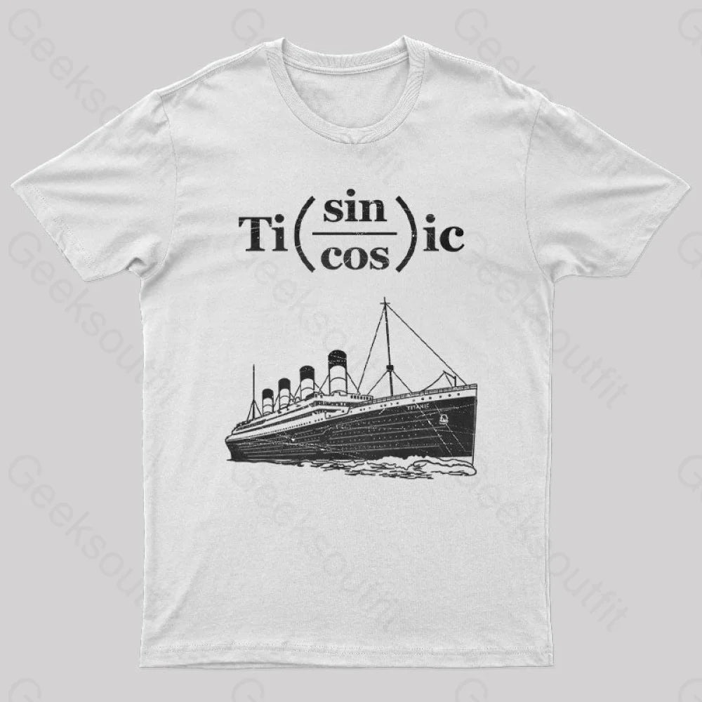 Titanic Formula Geek T-Shirt White / S