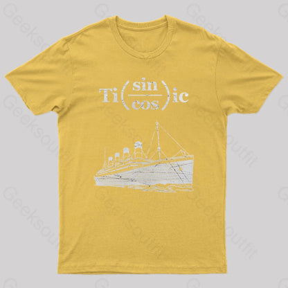 Titanic Formula Geek T-Shirt Yellow / S