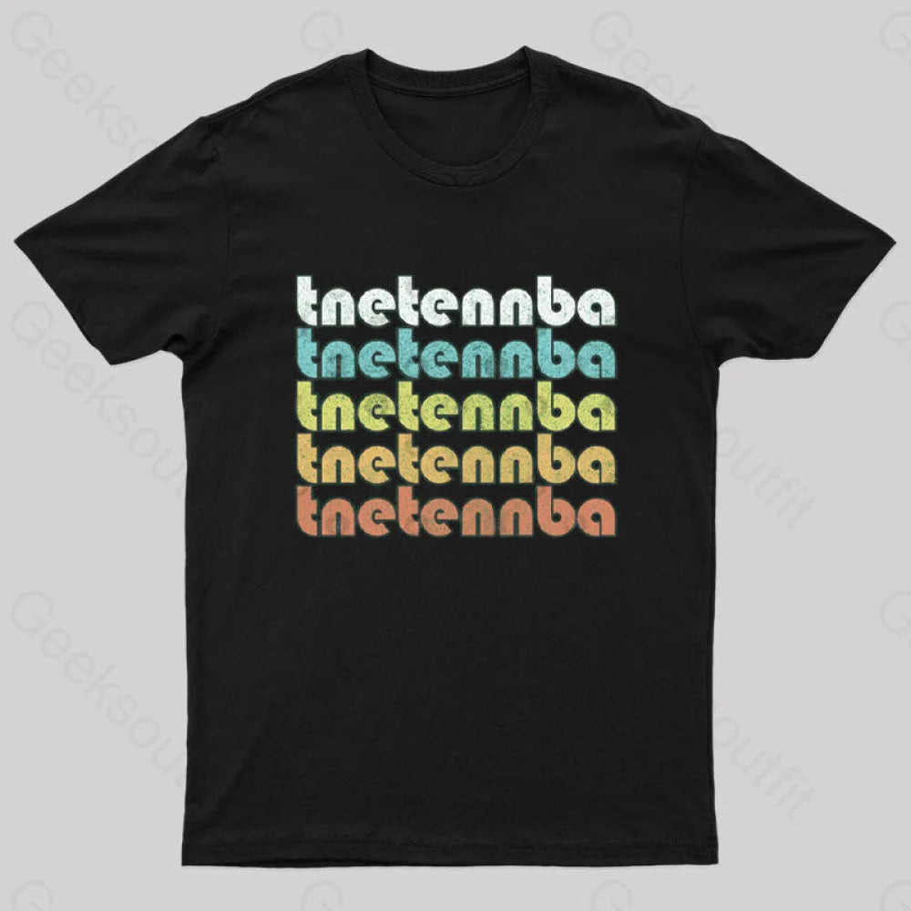 Tnetennba/It Crowd Fan Design T-Shirt Black / S