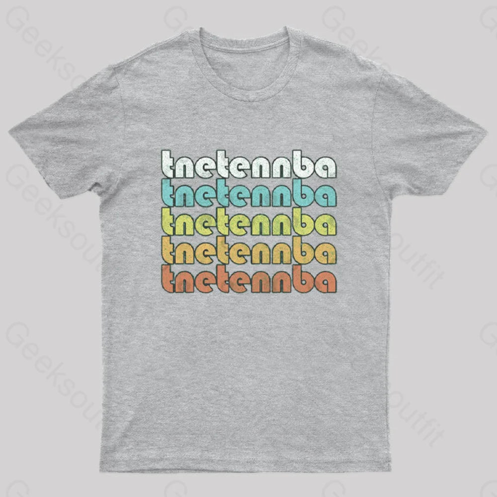 Tnetennba/It Crowd Fan Design T-Shirt Grey / S