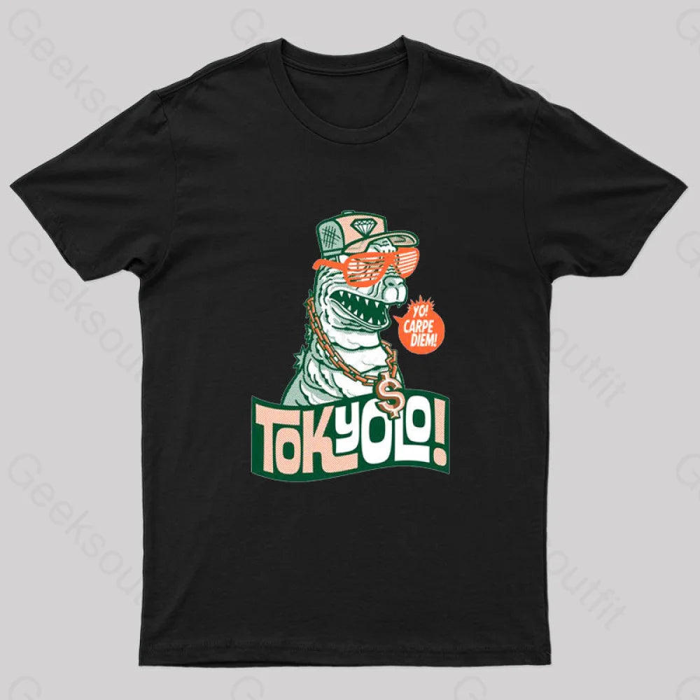 Tokyolo! Geek T-Shirt Black / S