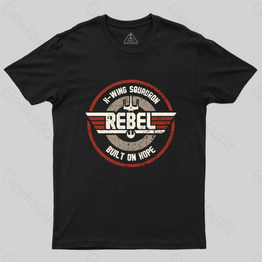 Top Rebel T-Shirt Black / S