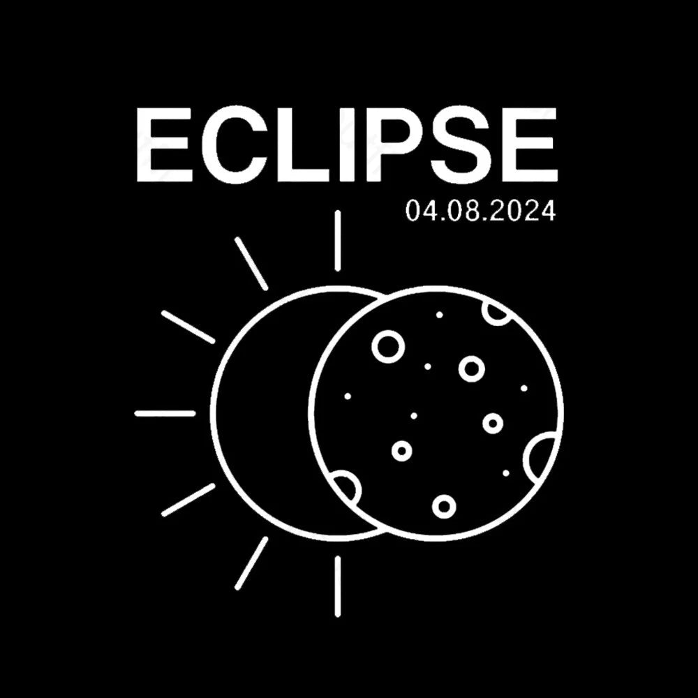 Total Solar Eclipse 2024 Geek T-Shirt