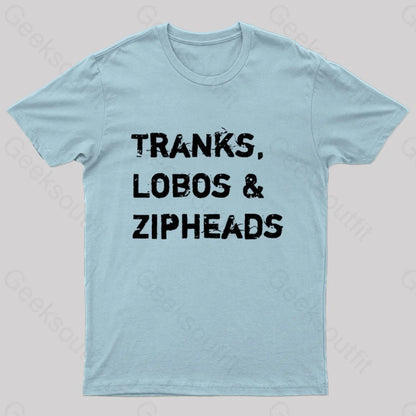 Tranks Lobos & Zipheads Nerd T-Shirt Light Blue / S