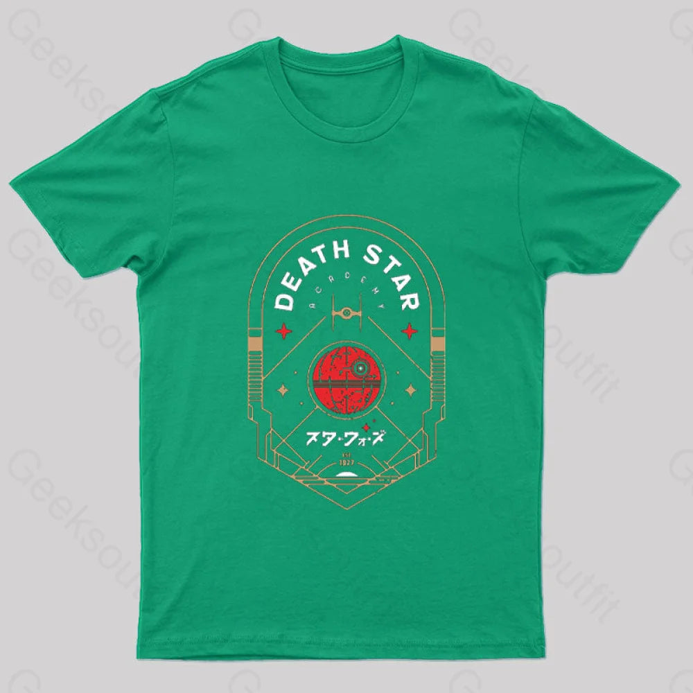 Travel To The Dark Star Nerd T-Shirt Green / S