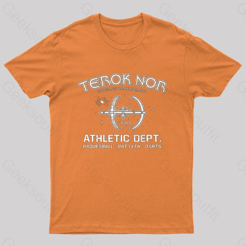 Trek Athletic Ds9 T-Shirt Orange / S