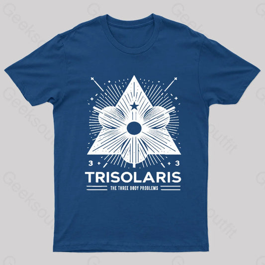 Trisolaris 3 Body Problem Nerd T-Shirt Navy / S