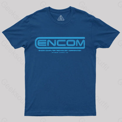 Tron - Encom Summer Sky T-Shirt Navy / S