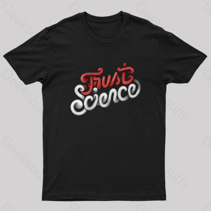 Trust Science Stitch Geek T-Shirt Black / S