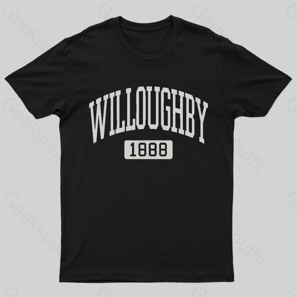 Twilight Zone Willoughby Nerd T-Shirt Black / S