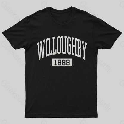 Twilight Zone Willoughby Nerd T-Shirt Black / S